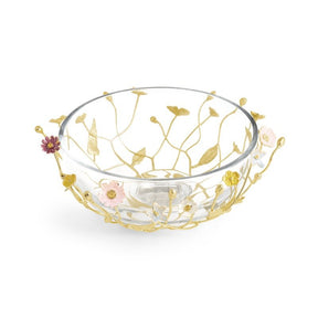 Michael Aram Wildflowers - Glass Bowl - 18 oz