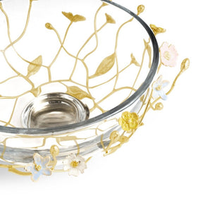 Michael Aram Wildflowers - Glass Bowl - 18 oz