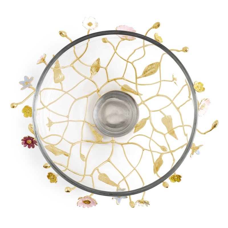 An image of Michael Aram Wildflowers - Glass Bowl - 18 oz