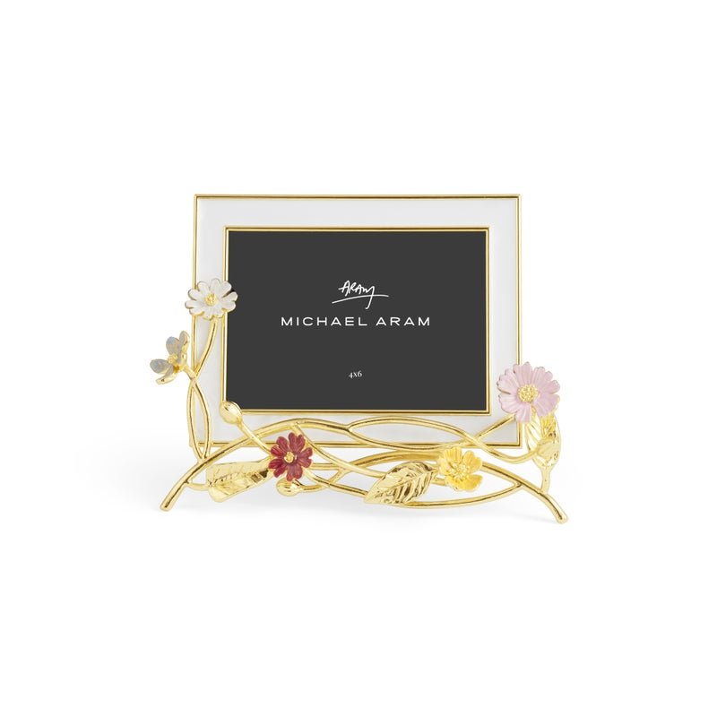 An image of Michael Aram Wildflowers Easel Frame - 4" x6"