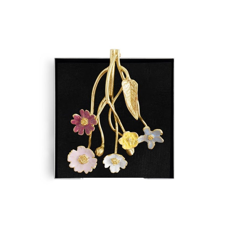 An image of Michael Aram Wildflowers Cocktail Napkin Holder