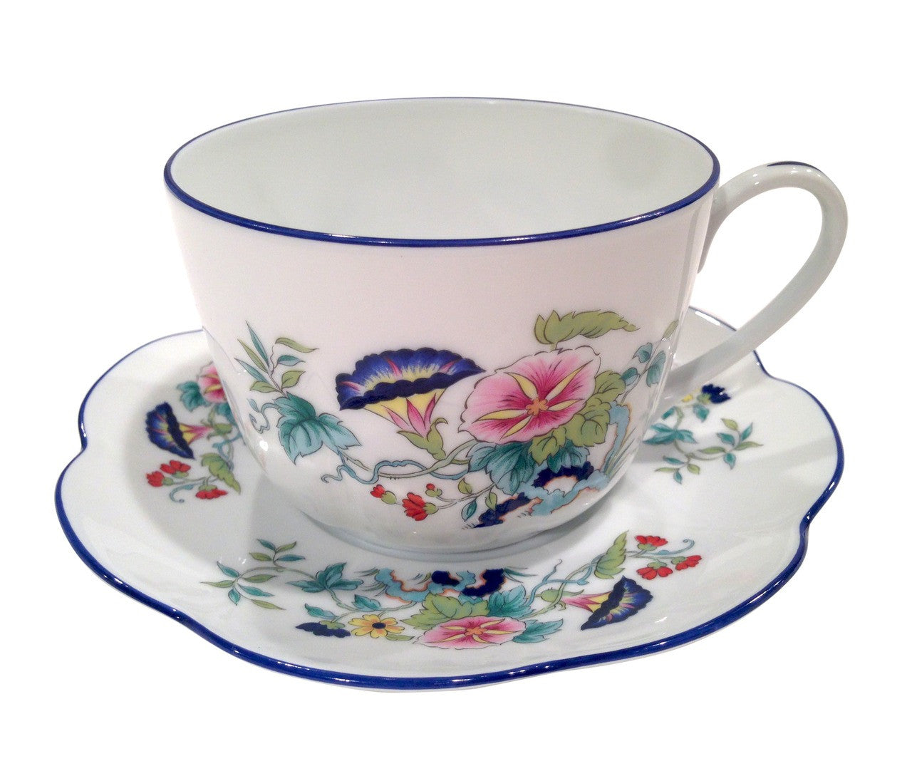 An image of Royal Limoges Paradis Bleu Breakfast Saucer