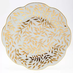 Royal Limoges Olivier Gold Round Deep Platter