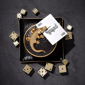 L'Objet Crocodile Square Tray