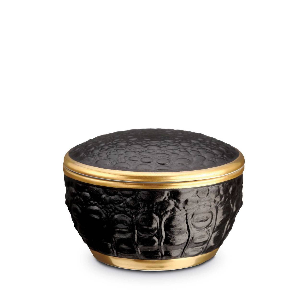 An image of L'Objet Crocodile Round Box