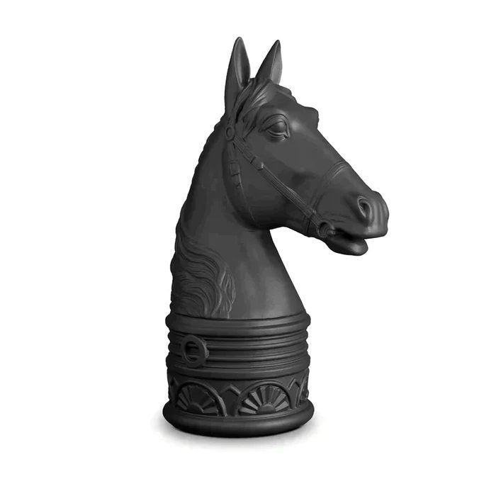 An image of L'Objet Black Horse Bookend