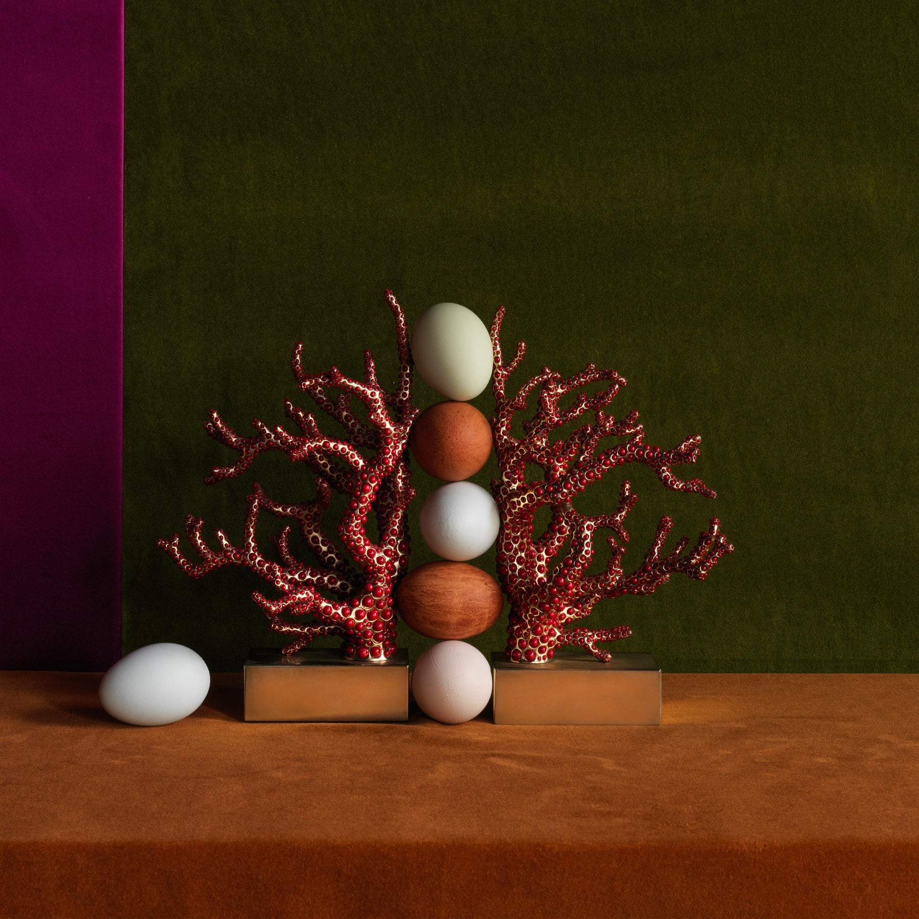An image of L'Objet Coral Bookend