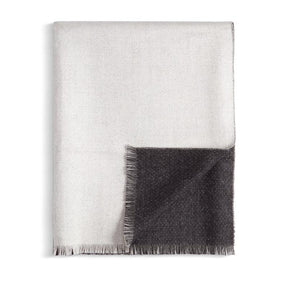 L'Objet Double Face Throw - Black and White