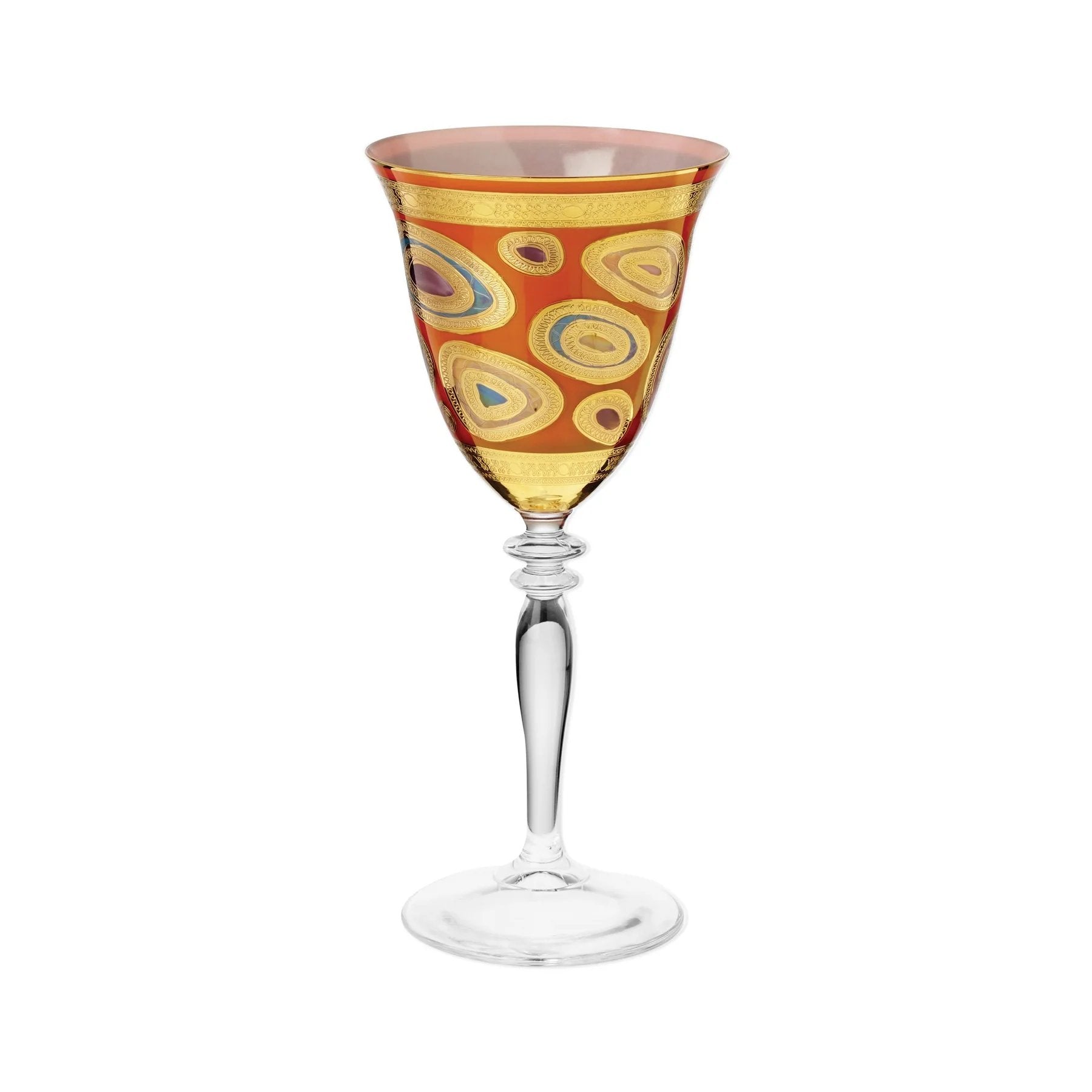 An image of Vietri Regalia Wine Glass
