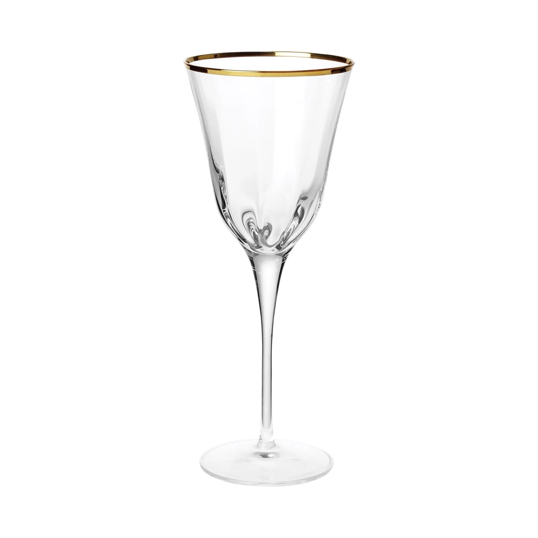 An image of Vietri Optical Wine Glass