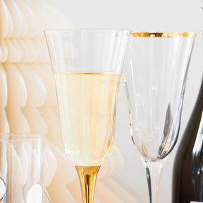 Vietri Optical Champagne Glass