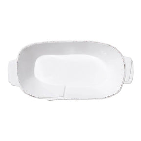 Vietri Lastra White Stacking Serving Bowl