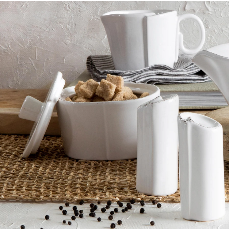 Vietri Lastra White Sugar