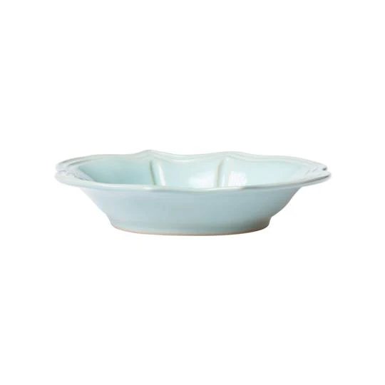 An image of Vietri Incanto Aqua Stone Baroque Pasta Bowl