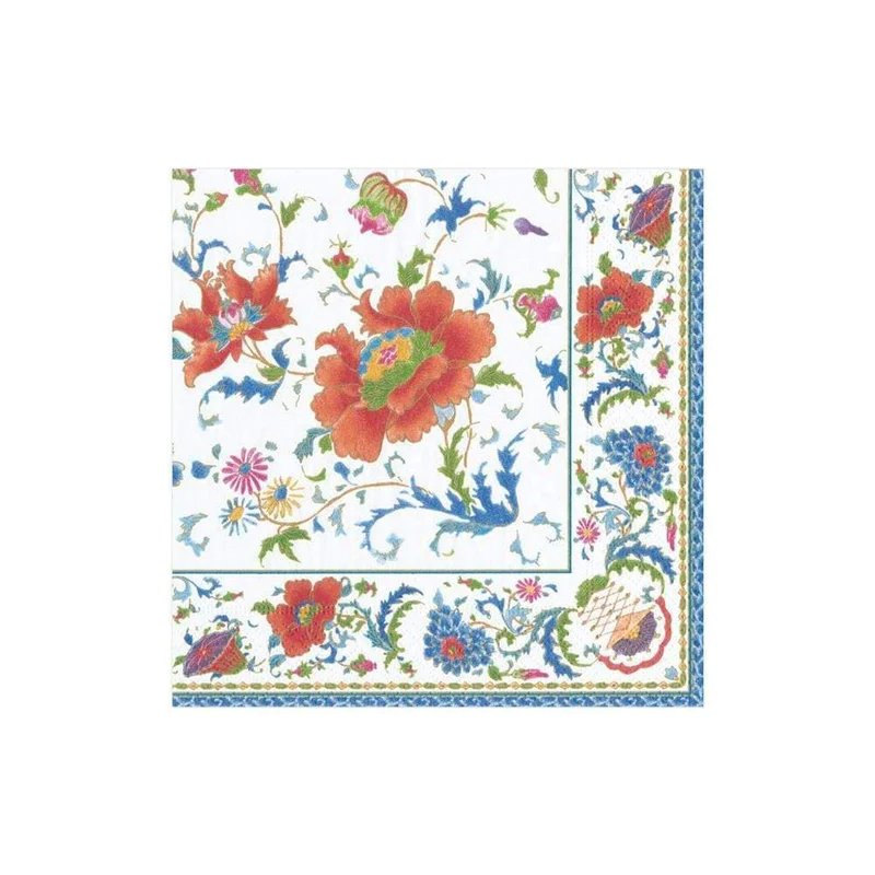 An image of Caspari Chinese Ceramic Cocktail Napkins