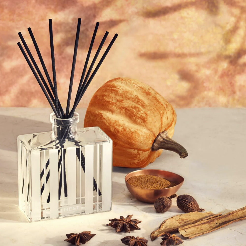 An image of Nest Fragrances Pumpkin Chai Reed Diffuser 5.9 fl oz