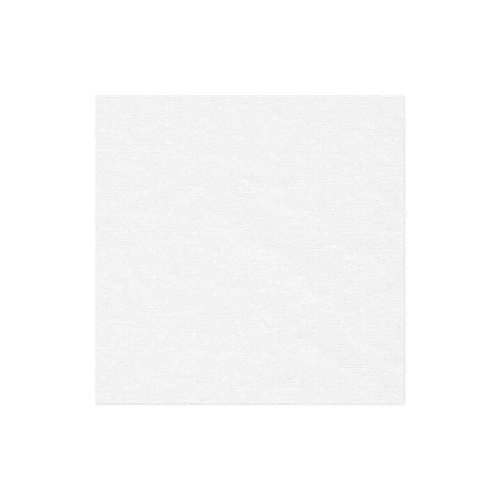 Caspari Airlaid Paper Linen Cocktail Napkin in White Pearl