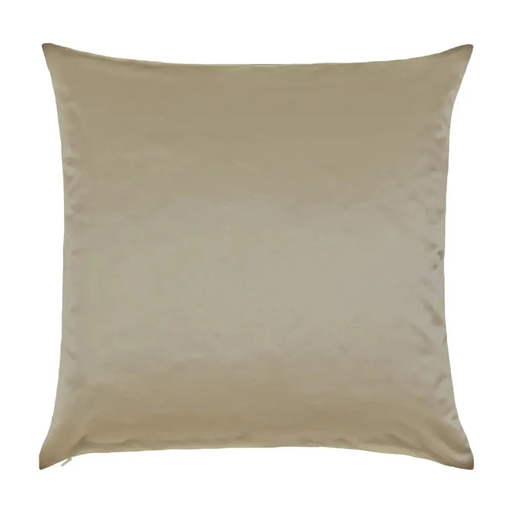 Ann Gish Duchess Taupe Satin Pillow