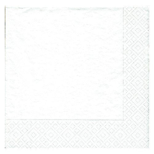 Caspari White Pearl Cocktail Napkins