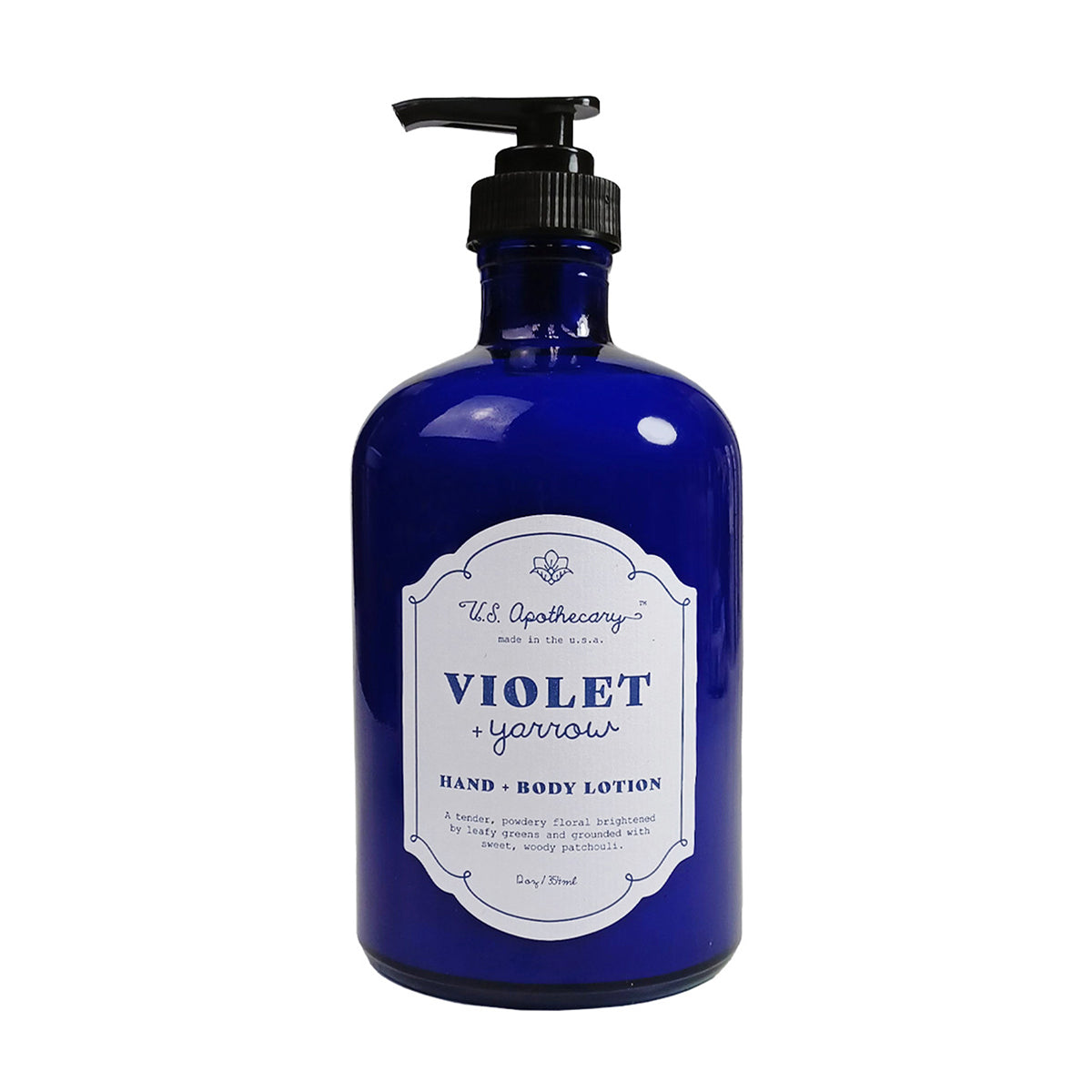 K Hall Studio Violet & Yarrow Apothecary Hand and Body Lotion 12 oz
