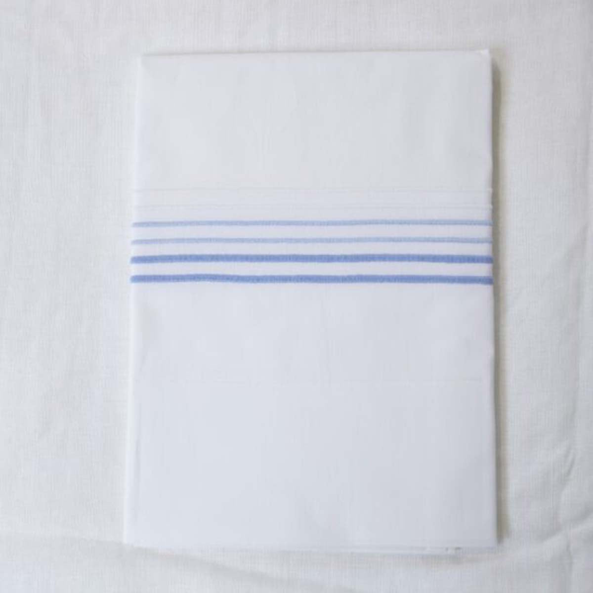 Gracious Home 6-Line Embroidered Flat Sheet