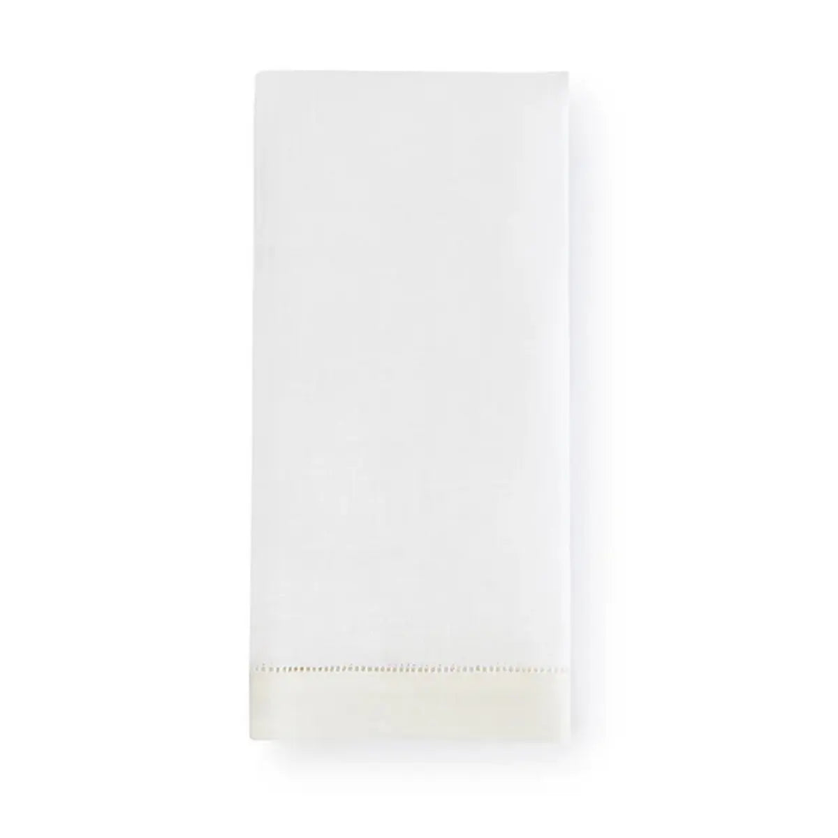 Sferra Filo  White and Ivory Guest Towel Pair 