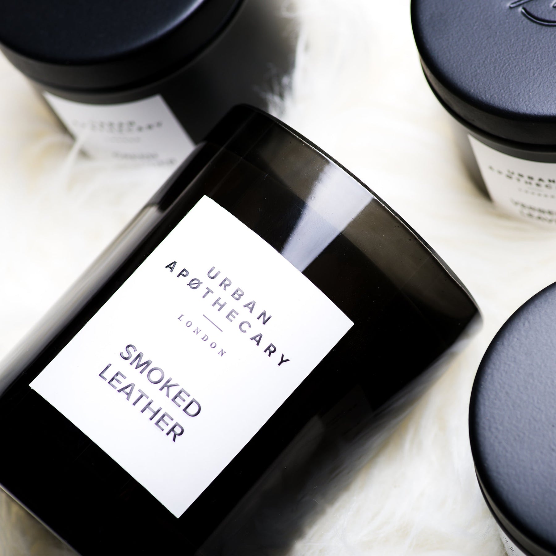 An image of Urban Apothecary Smoked Leather Candle 10.6 oz