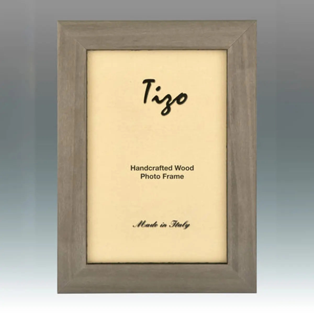 Tizo Plain Italian Wood Frame in Grey