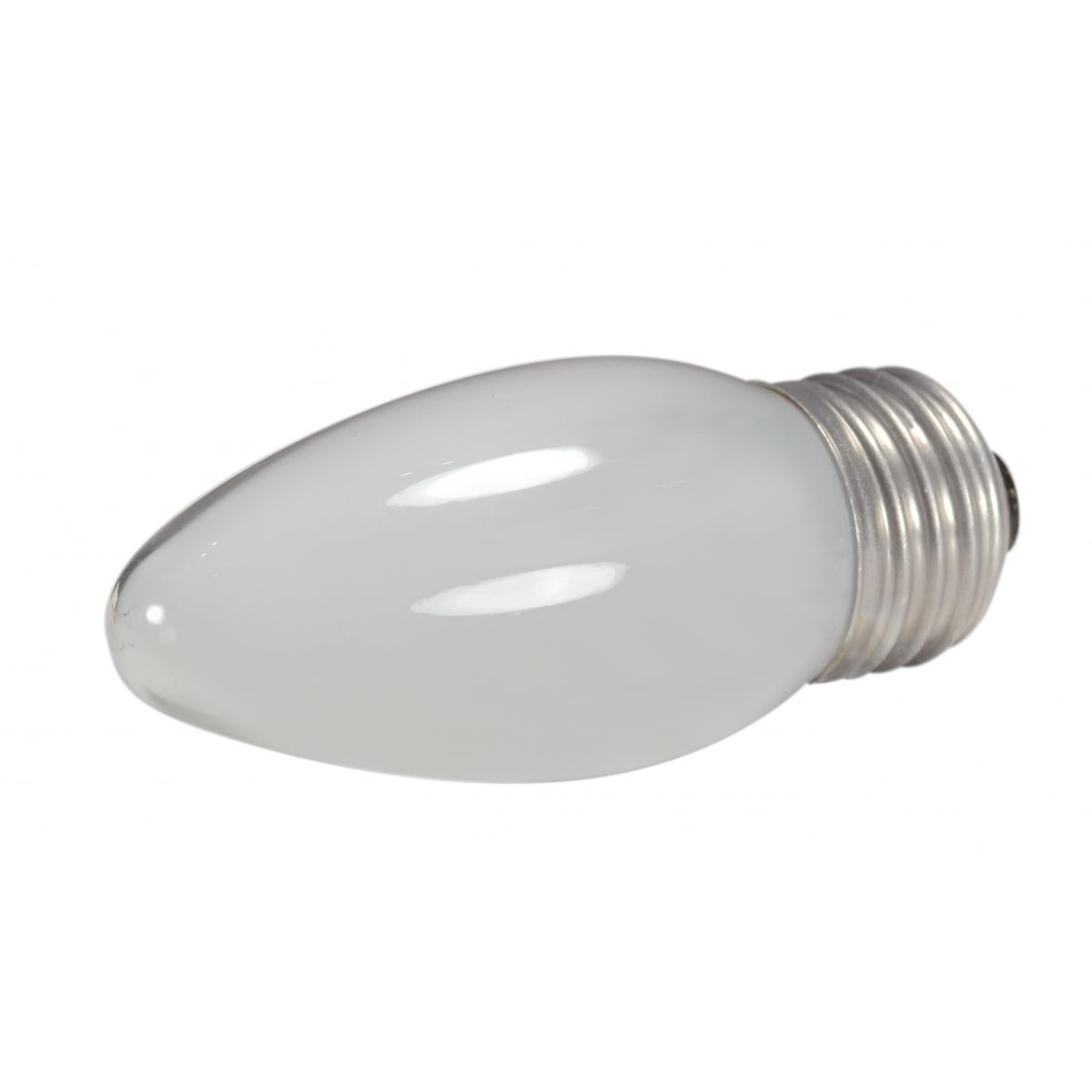An image of Satco 43 watt Halogen Torpedo- Frosted Medium base 120 volts