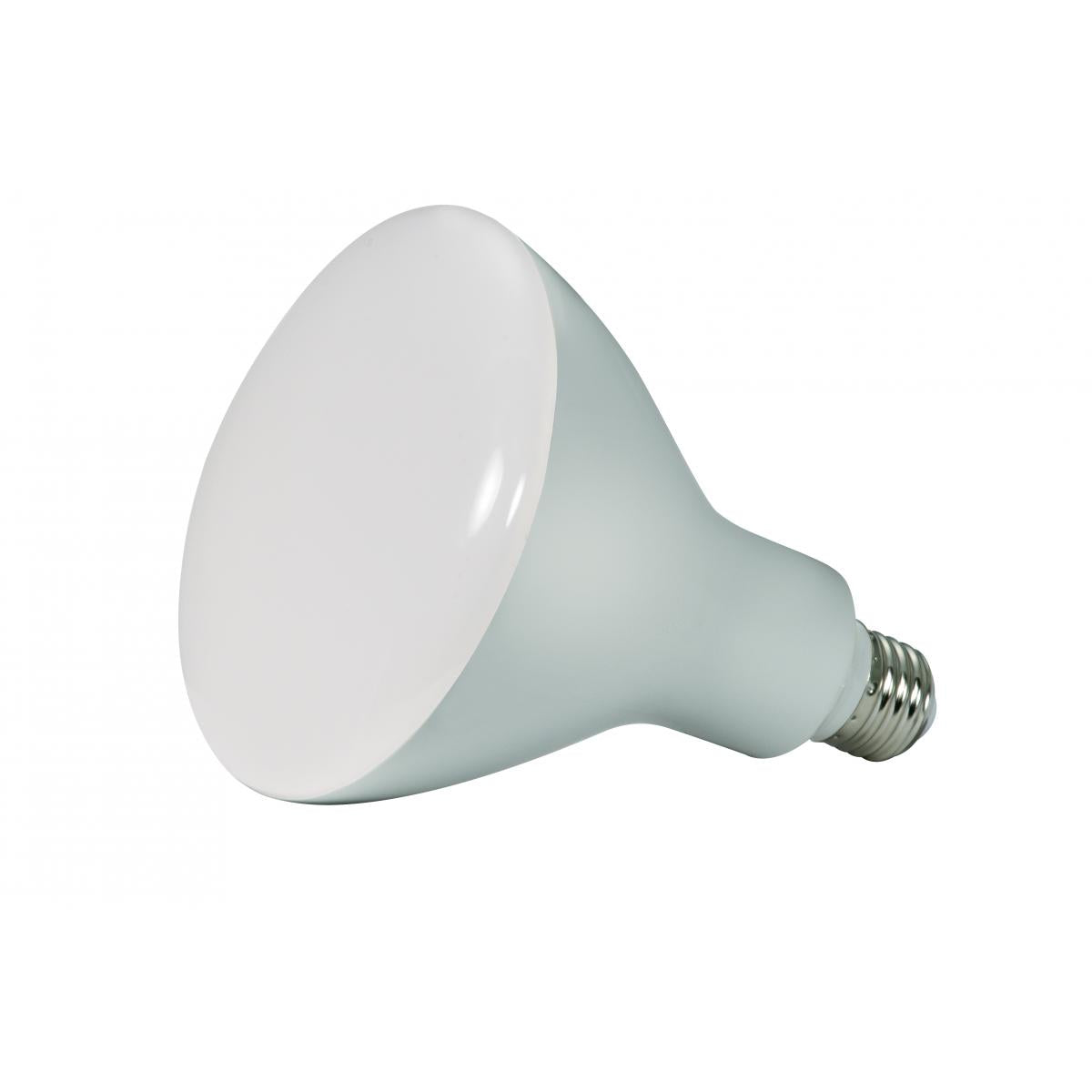 Satco 16.5 watt LED BR40 3000K- Medium base 120 volts Dimmable