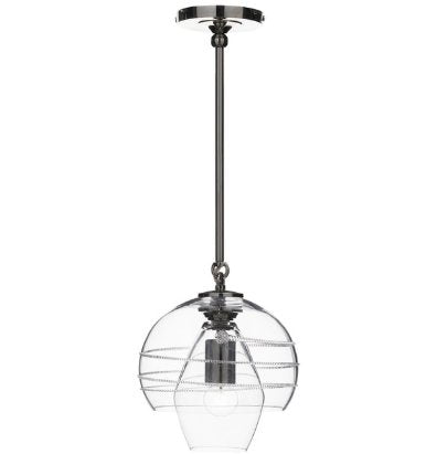Juliska Amalia Diamond Pendant in Nickel