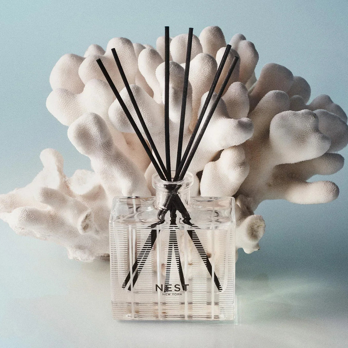 An image of Nest Fragrances Ocean Mist & Sea Salt Reed Diffuser 5.9 fl oz