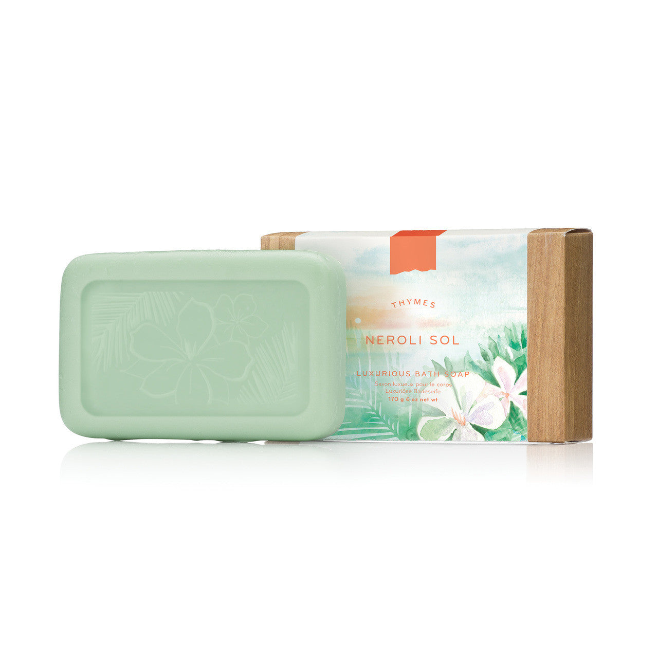 An image of Thymes Kimono Rose Bath Soap