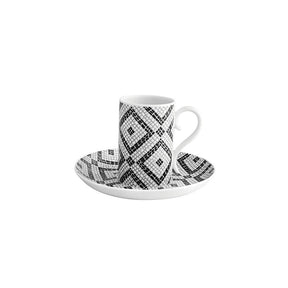 Vista Alegre Calçada Portuguesa Espresso Cups & Saucers - Set of 4