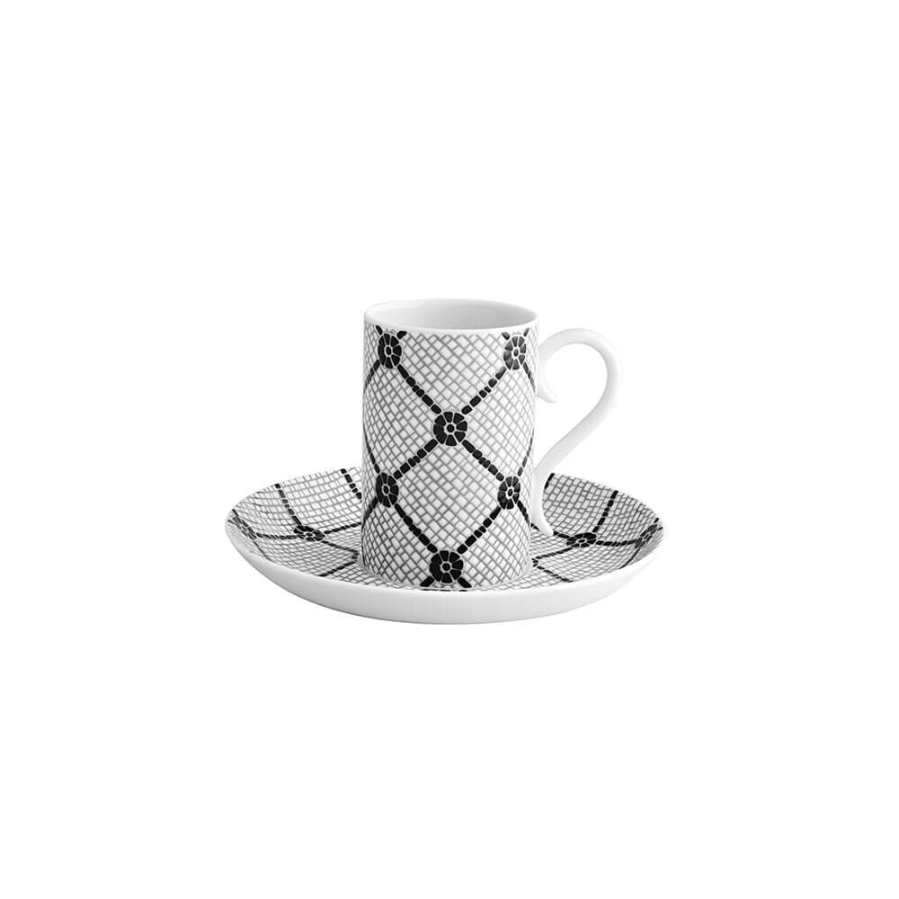 An image of Vista Alegre Calçada Portuguesa Espresso Cups & Saucers - Set of 4