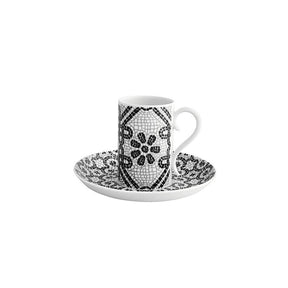 Vista Alegre Calçada Portuguesa Espresso Cups & Saucers - Set of 4