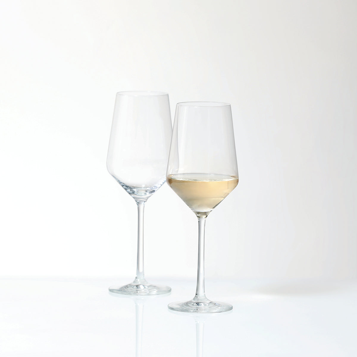 A pair of Fortessa Tritan Pure Sauvignon Blanc glasses