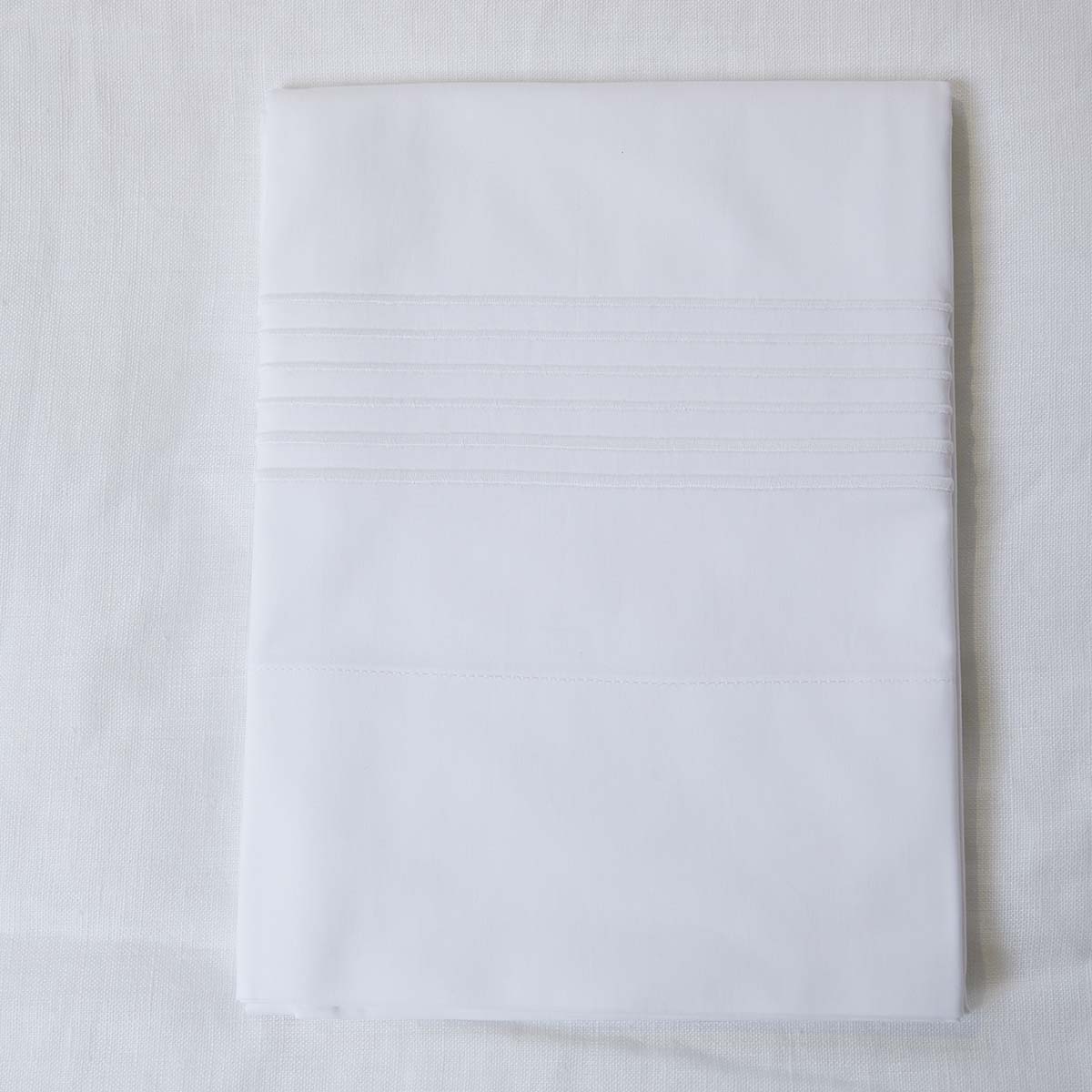 Gracious Home 6-Line Embroidered Flat Sheet
