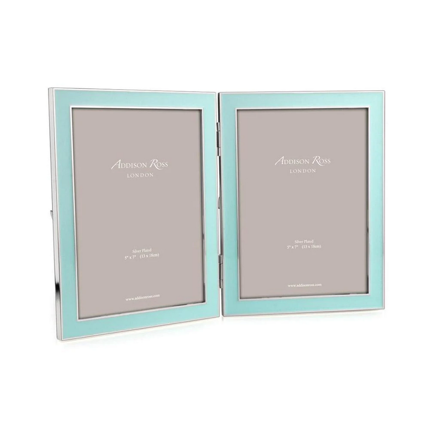 An image of Addison Ross Double Enamel with Silver Frame