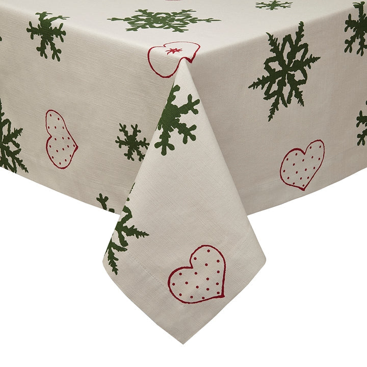 An image of Mode Living Noelle Tablecloth 70" x 108"