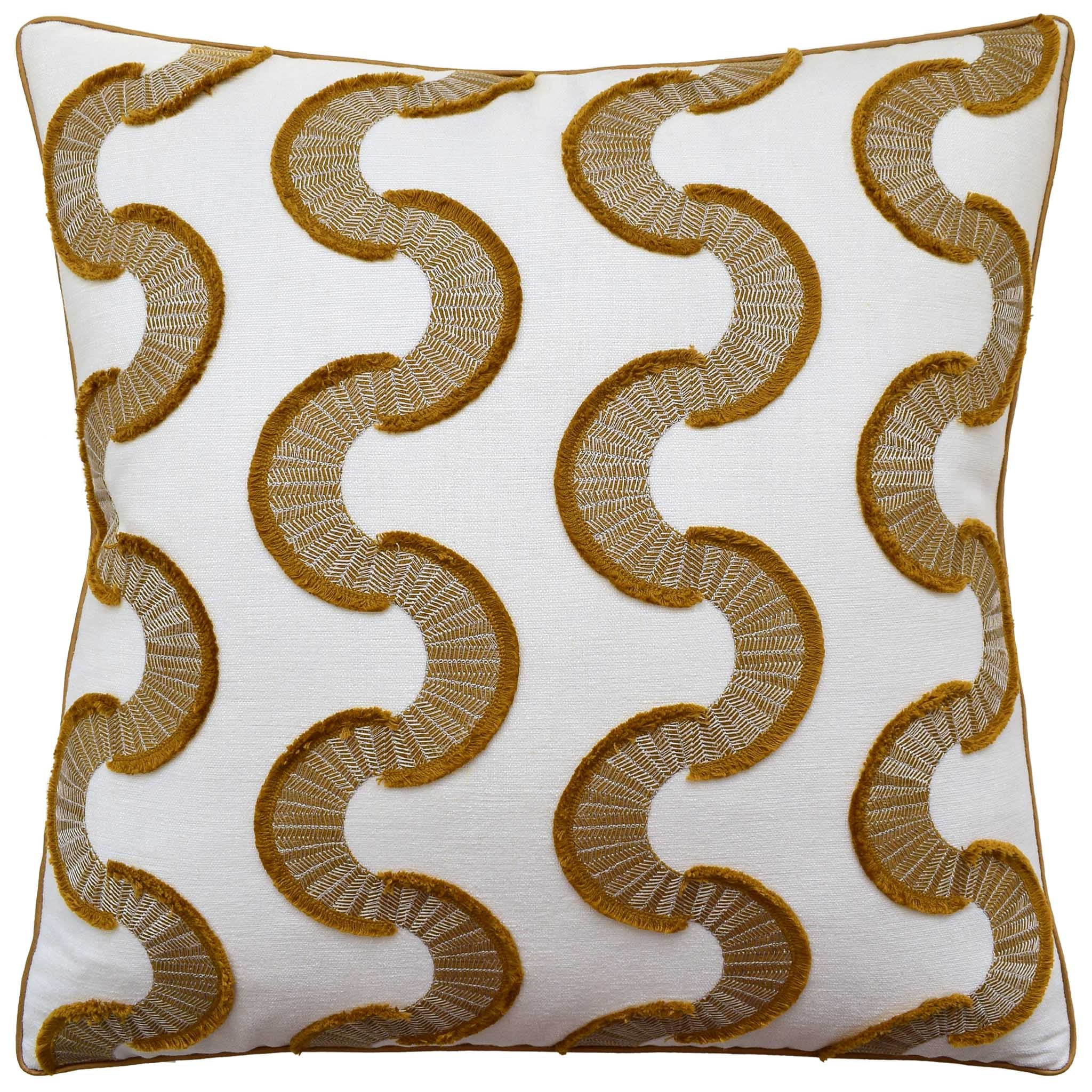 Ryan Studio Snake Stitch Decorative Pillow