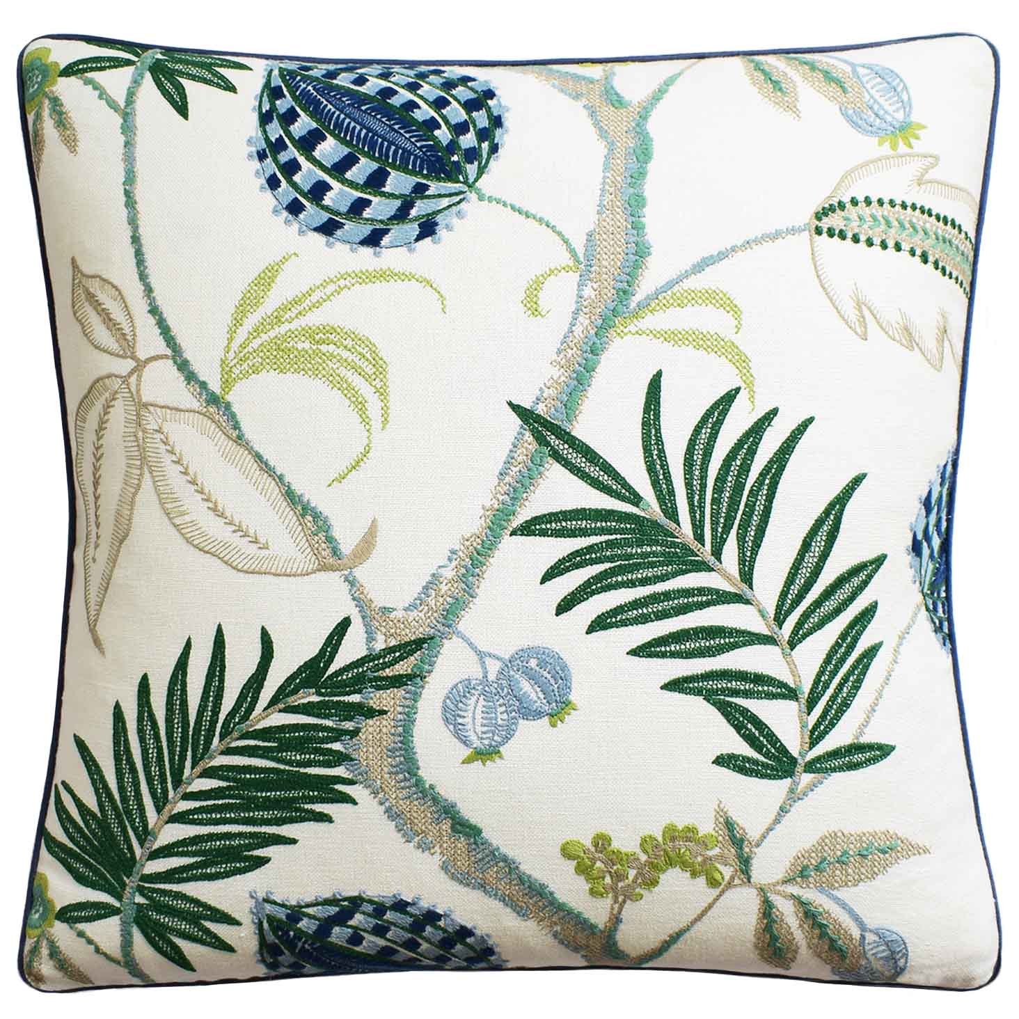 An image of Ryan Studio Magalia Azure Decorative Pillow