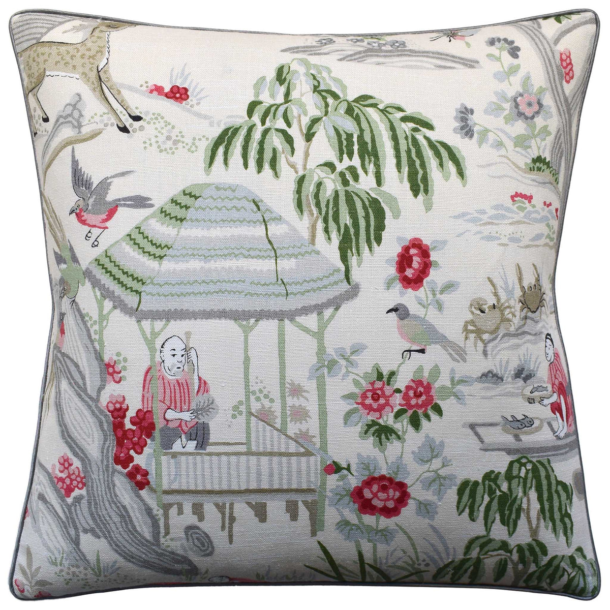 Ryan Studio Yangtze River 22" Decorative Pillow