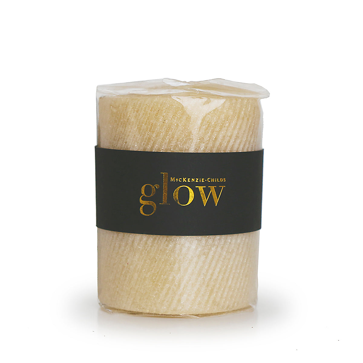Mackenzie Childs Glow Shimmer Pillar - Pearl