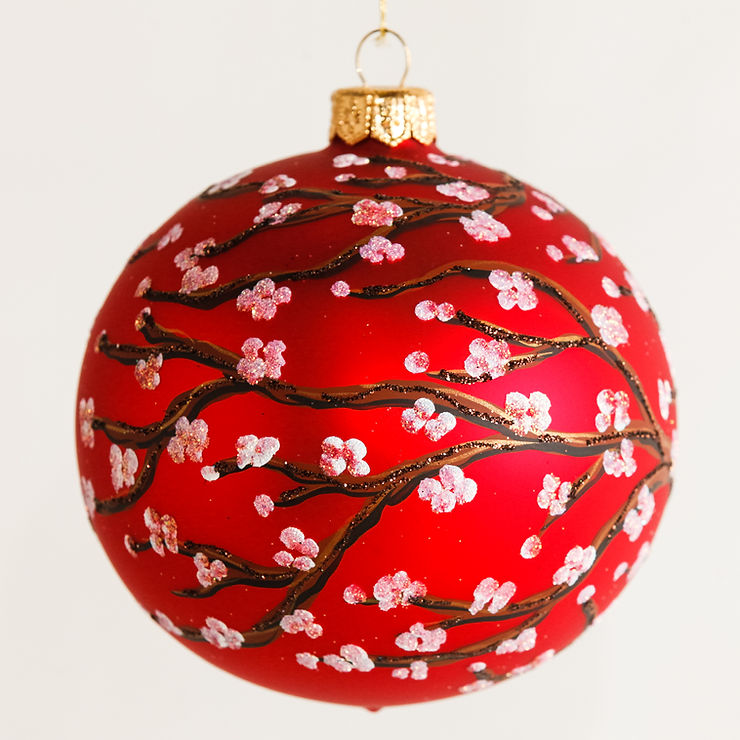 An image of Thomas Glenn Plum Blossom Ornament