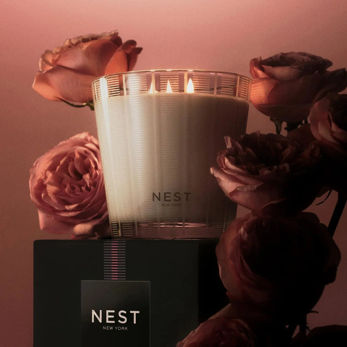Nest Fragrances Rose Noir & Oud 3-Wick Candle 21.2 oz