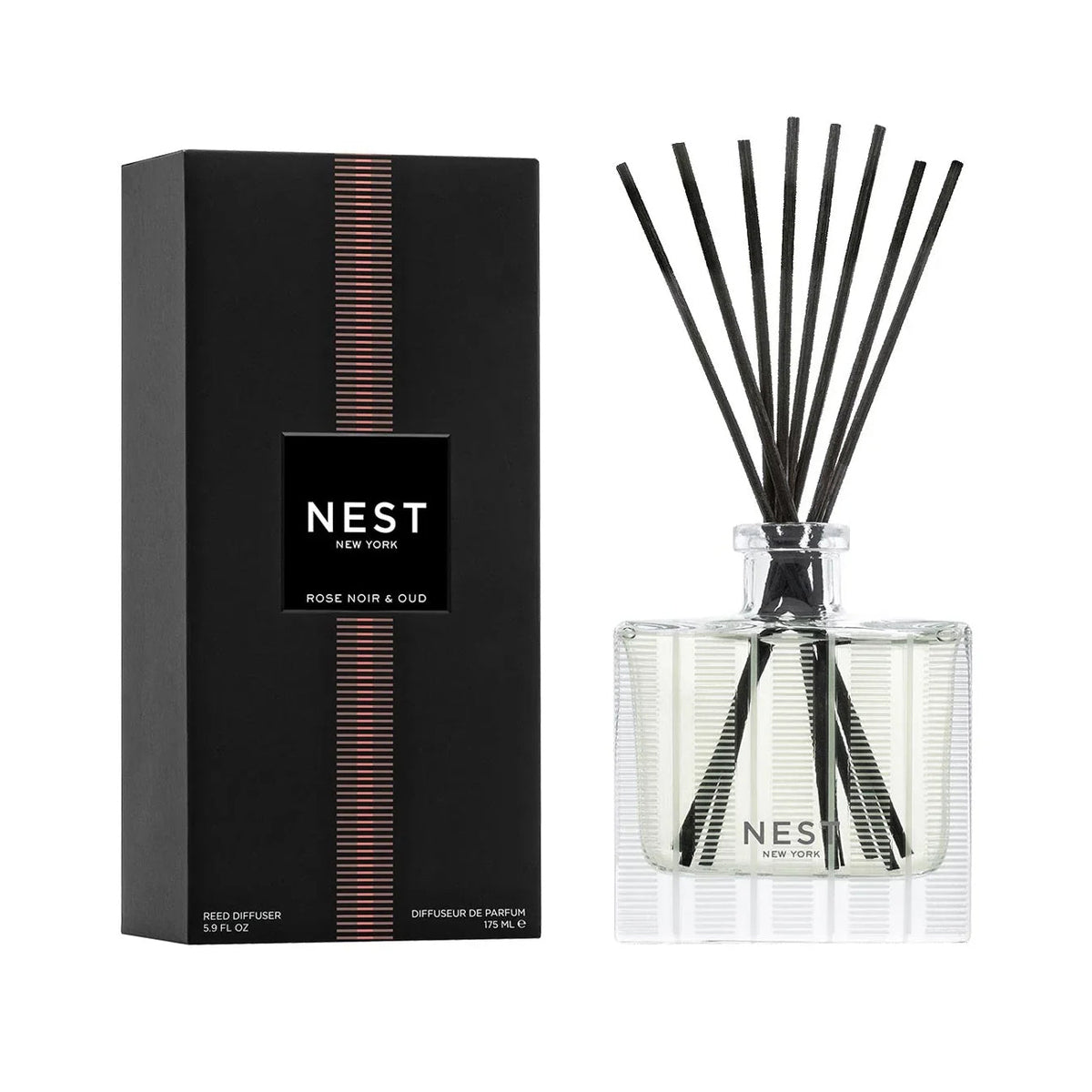 Nest Fragrances Rose Noir & Oud Reed Diffuser 5.9 fl oz
