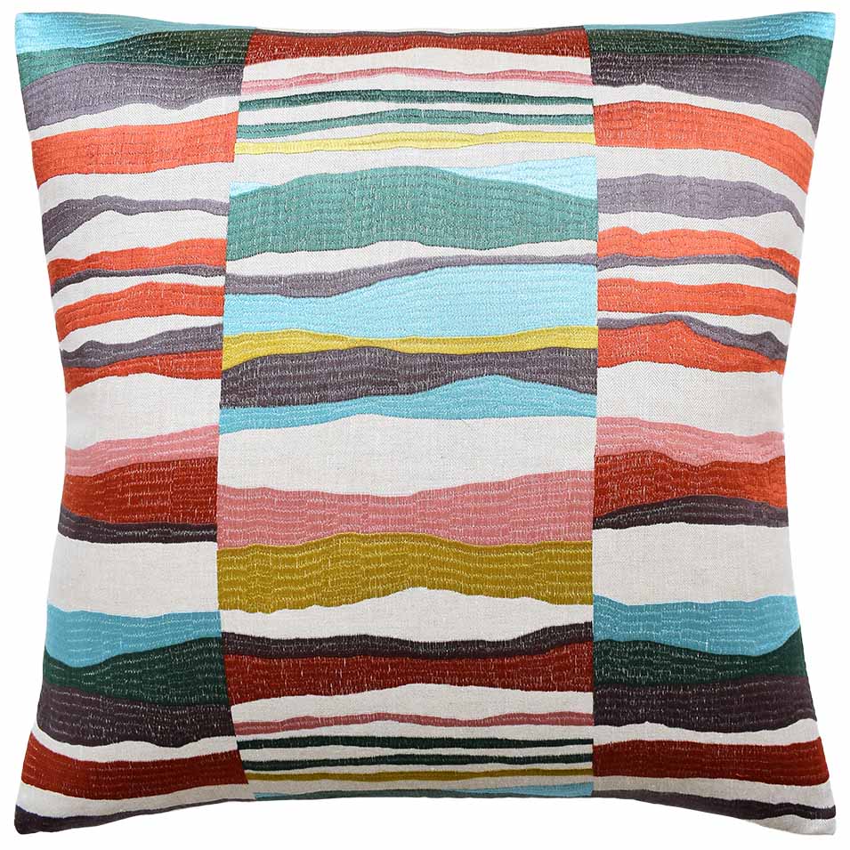 An image of Ryan Studio Phoenix Stripe Decorative Pillow