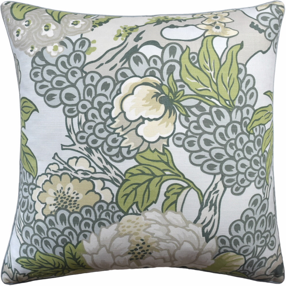 An image of Ryan Studio Honshu Robins Egg Decorative Pillow