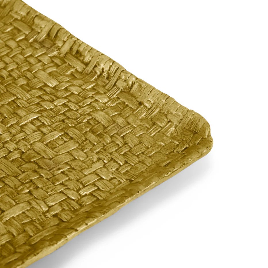 An image of Michael Aram Gold Matzah Plate